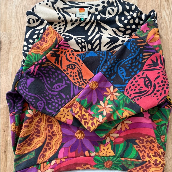 FARM Rio Multicolor Animal Print Sweater - Picture 2 of 4